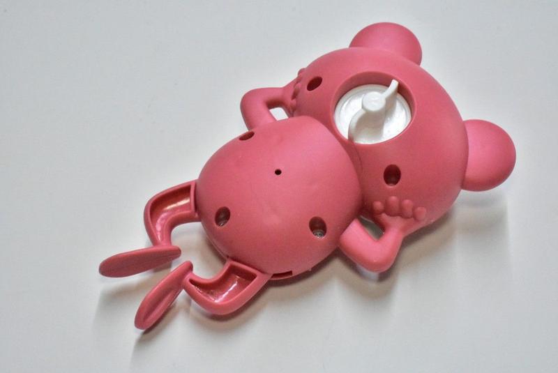 Brinquedo de banheira - sapo nadador (aqua sapo) - rosa salmão - polibrinq Imagem de Brinquedo de banheira - sapo nadador (aqua sapo) - rosa salmão