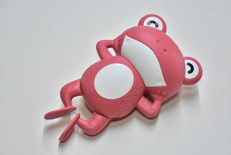 Brinquedo de banheira - sapo nadador (aqua sapo) - rosa salmão - polibrinq Imagem de Brinquedo de banheira - sapo nadador (aqua sapo) - rosa salmão