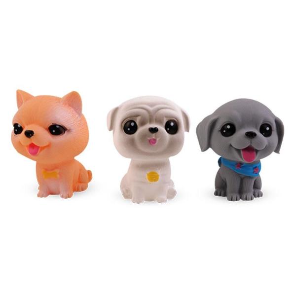 Imagem de Brinquedo de Banho Baby Cachorrinhos Vinil 3 Pcs - Pica Pau