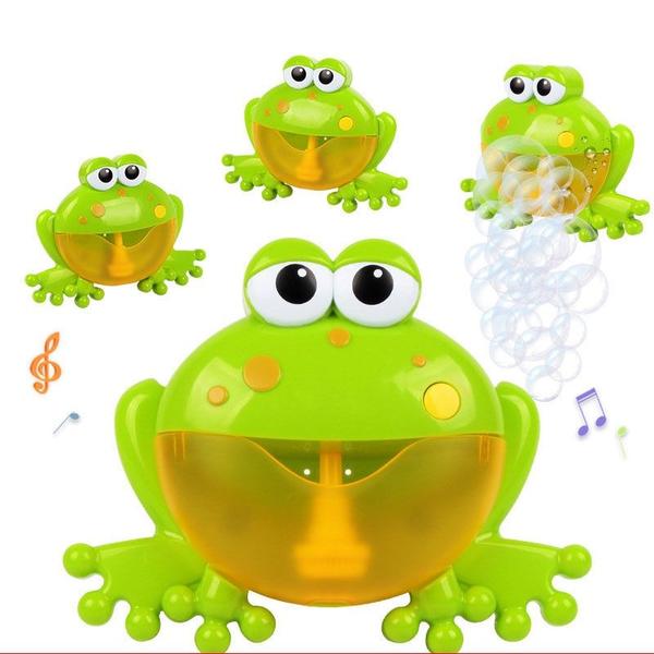 Imagem de Brinquedo de banho Bubble Machine Wokex Frog Music Outdoor para crianças