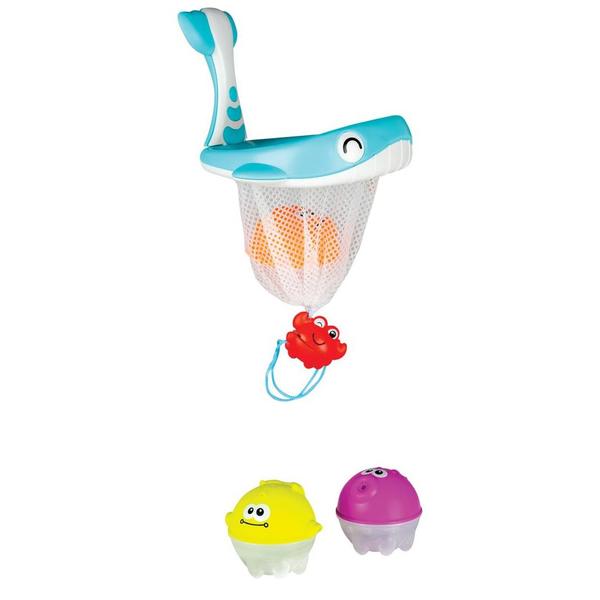 Imagem de Brinquedo De Banho Infantil Cesta de Banho Baleia 13603 Buba