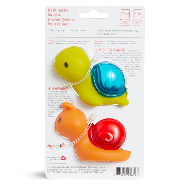 Imagem de Brinquedo de banho Munchkin Rattle Squirts para bebês e crianças com mais de 9 meses