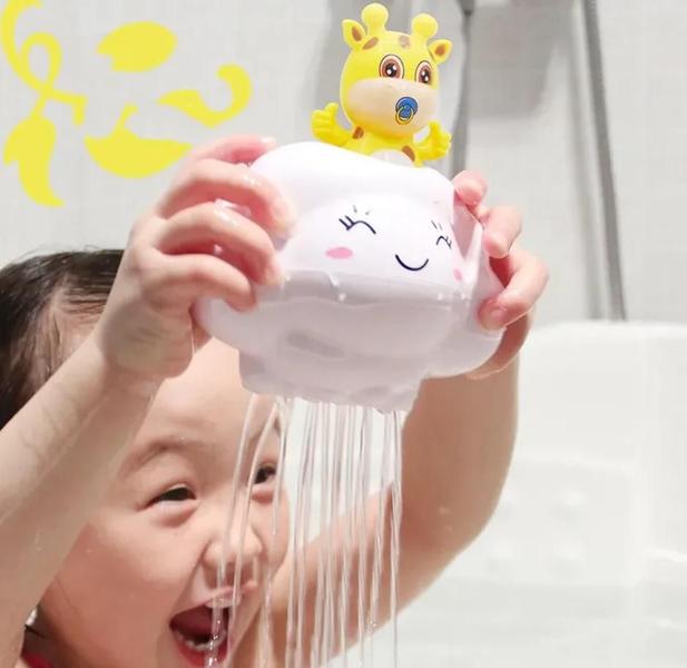 Brinquedo de Banho Nuvens com Pulverizador de Água para Bebês e Crianças Imagem de Brinquedo de Banho Nuvens com Pulverizador de Água para Bebês e Crianças
