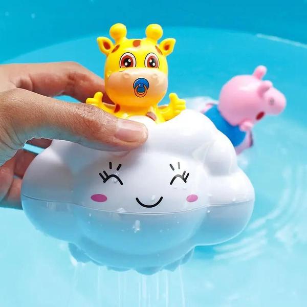 Brinquedo de Banho Nuvens com Pulverizador de Água para Bebês e Crianças Imagem de Brinquedo de Banho Nuvens com Pulverizador de Água para Bebês e Crianças