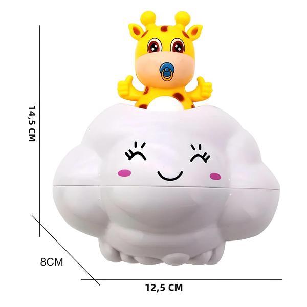 Brinquedo de Banho Nuvens com Pulverizador de Água para Bebês e Crianças Imagem de Brinquedo de Banho Nuvens com Pulverizador de Água para Bebês e Crianças