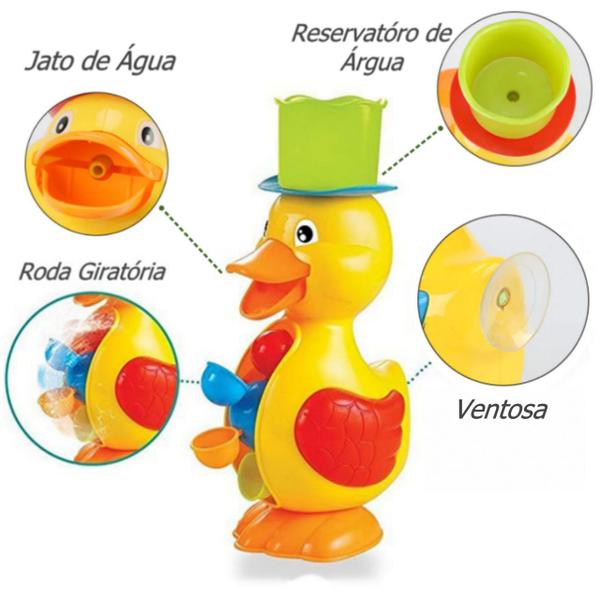 Imagem de Brinquedo De Banho Para Bebê Divertido Tartaruga Infantil