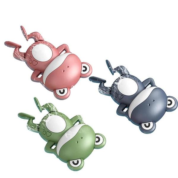 Brinquedo de Banho para Bebês - Relógio de Natação Sapo - Presente para Chá de Bebê Imagem de Brinquedo de Banho para Bebês - Relógio de Natação Sapo - Presente para Chá de Bebê