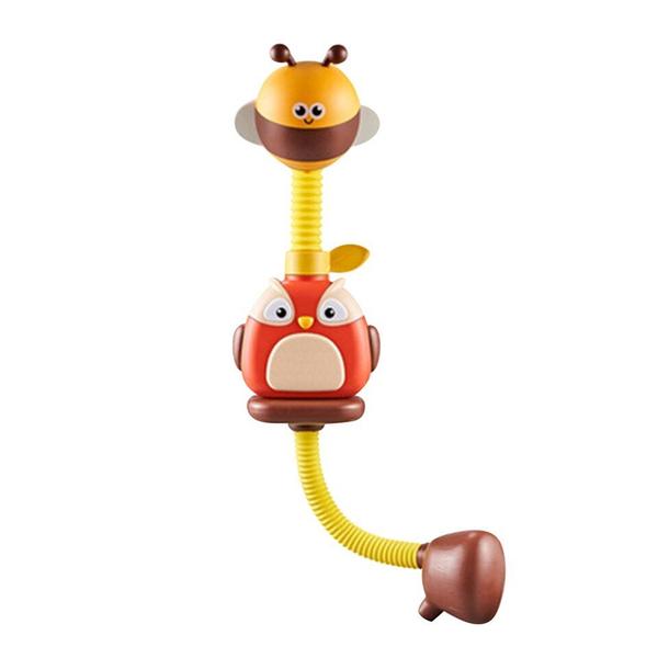 Imagem de Brinquedo de banho para bebês Wokex Cartoon Bee, cabeça de chuveiro elétrica