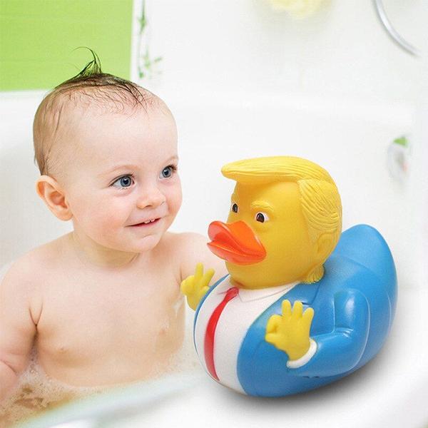 Imagem de Brinquedo de banho Rubber Duck Wokex Children Baby Yellow Trump