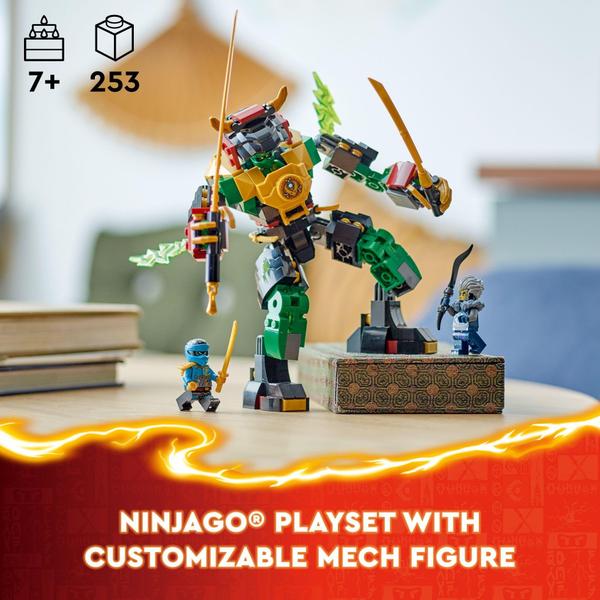 Imagem de Brinquedo de batalha LEGO NINJAGO Lloyd's Elemental Power Mech 71817