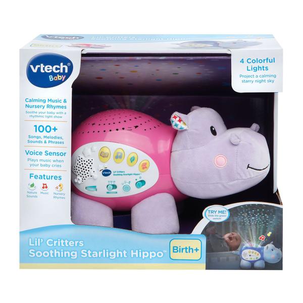 Imagem de Brinquedo de berço VTech Baby Lil' Critters Soothing Starlight Hippo Pink