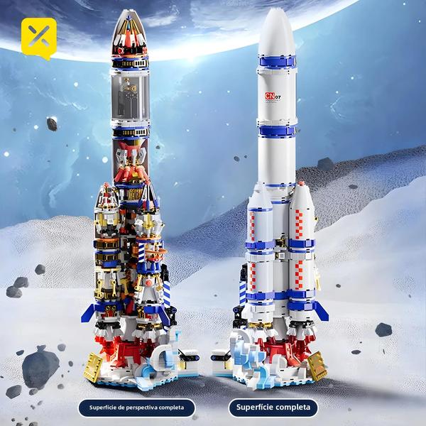 Imagem de Brinquedo De Bloco De Construção De Foguete De Exploração Espacial Adulto 1099PCS ToylinX Presentes