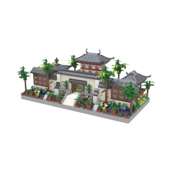 Imagem de Brinquedo de Blocos de Construção Estilo Étnico - Jardim de Suzhou - Micro Partículas