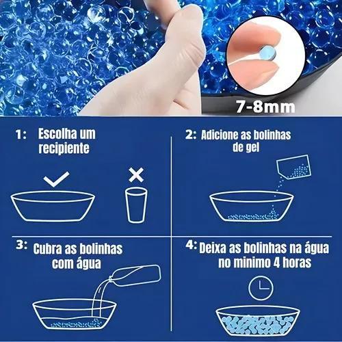 Imagem de Brinquedo de Bolinhas de Gel Elétrico com Acessórios - Completo para Diversão!