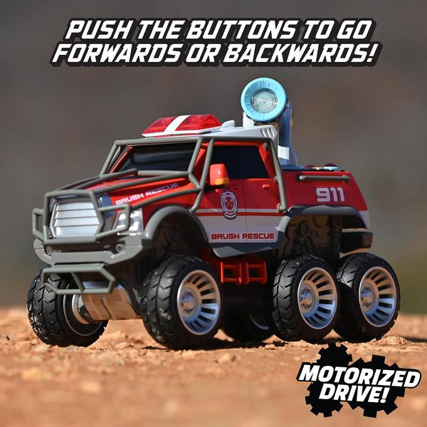 Imagem de Brinquedo de caminhão de bombeiros off-road para resgate de incêndio Sunny Days Maxx Action