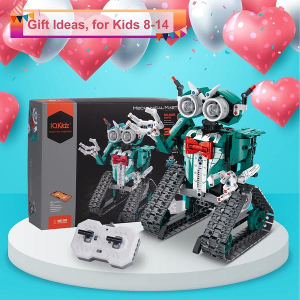 Imagem de Brinquedo de construção de robôs iQkidz 3 em 1 com aplicativo/controle remoto 8-14y