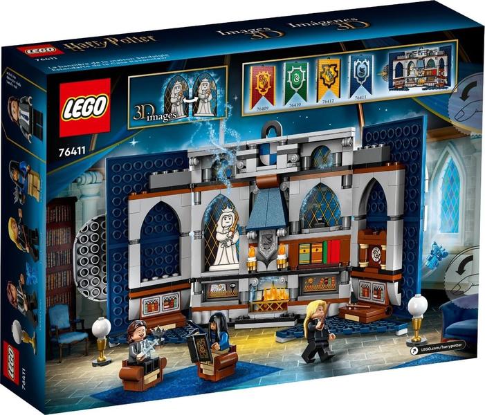 Imagem de Brinquedo de construção LEGO 76411 Harry Potter House Banner Ravenclaw