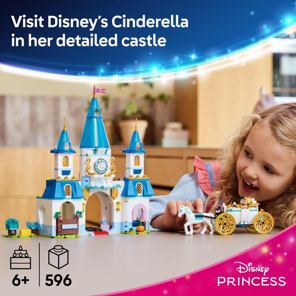 Imagem de Brinquedo de construção LEGO Disney Princess Cinderella's Castle