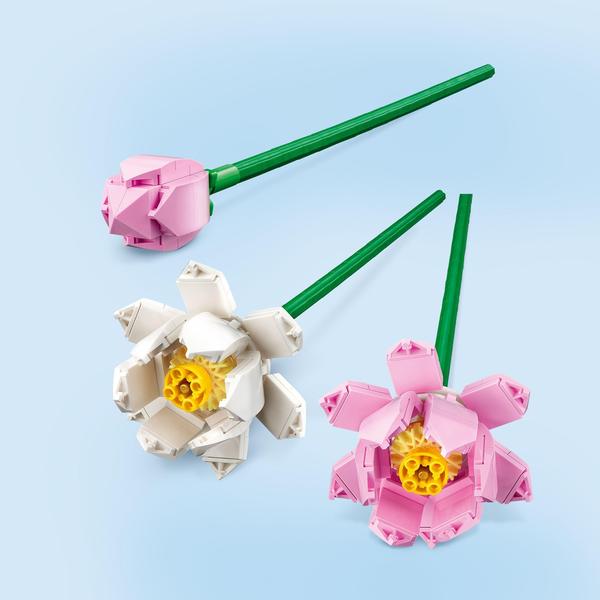 Imagem de Brinquedo de construção LEGO Lotus Flowers 40647 para crianças de 8 anos ou mais