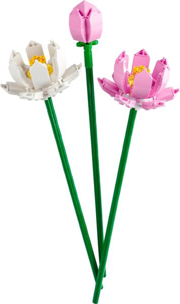 Imagem de Brinquedo de construção LEGO Lotus Flowers 40647 para crianças de 8 anos ou mais