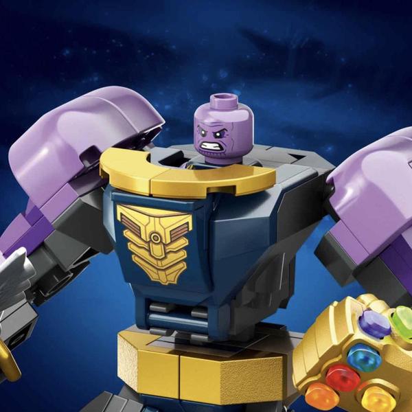 Imagem de Brinquedo de construção LEGO Marvel Mechanical Thanos Armor 76242