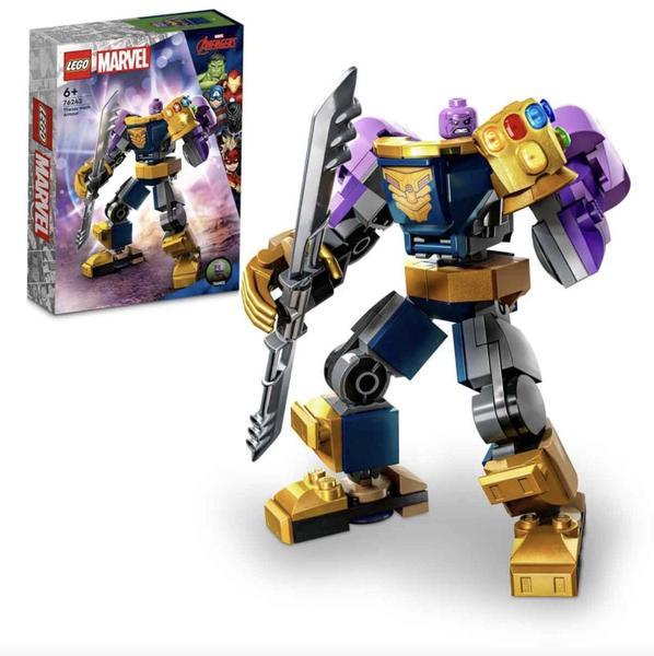 Imagem de Brinquedo de construção LEGO Marvel Mechanical Thanos Armor 76242