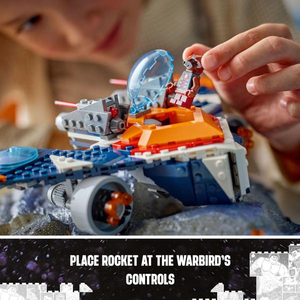 Imagem de Brinquedo de construção LEGO Marvel Rocket's Warbird vs Ronan 76278