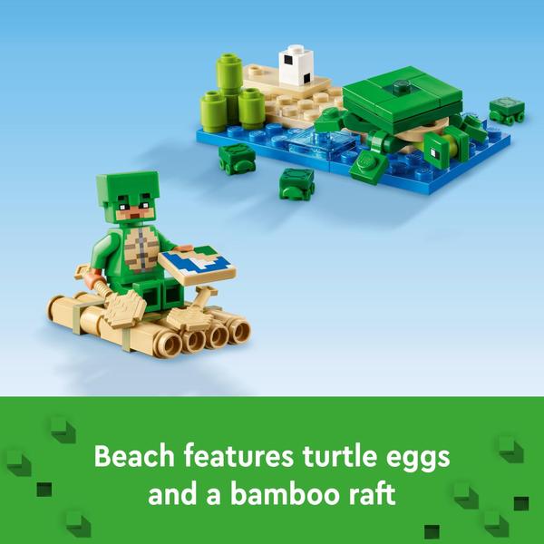 Imagem de Brinquedo de construção LEGO Minecraft The Turtle Beach House 21254