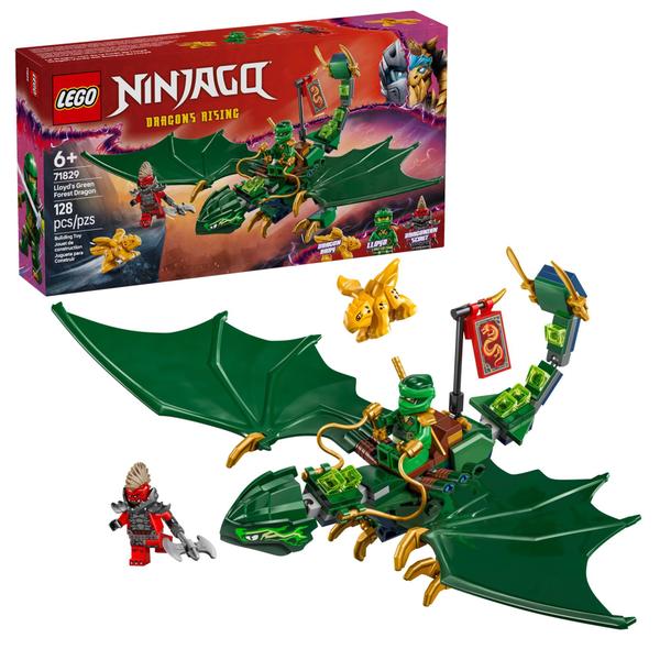 Imagem de Brinquedo de construção LEGO NINJAGO Lloyd's Green Forest Dragon 71829