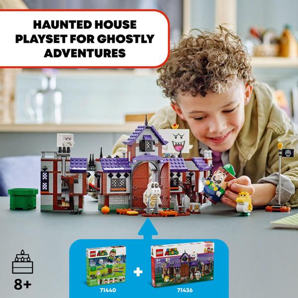 Imagem de Brinquedo de construção LEGO Super Mario King Boo's Haunted Mansion