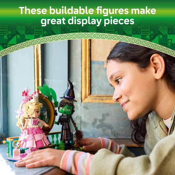 Imagem de Brinquedo de construção LEGO Wicked Elphaba & Glinda Figures 75682