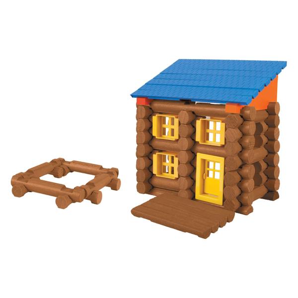 Imagem de Brinquedo de construção Lincoln Logs Oak Creek Lodge 137 peças 3+