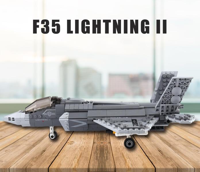 Imagem de Brinquedo de construção MEOA Military F35 Fighter Lightning II 646 unidades