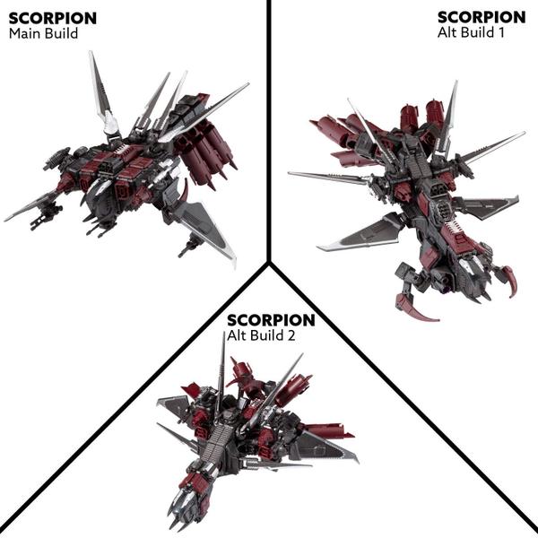 Imagem de Brinquedo de construção SNAP SHIPS Scorpion K.L.A.W. Troop Dropper