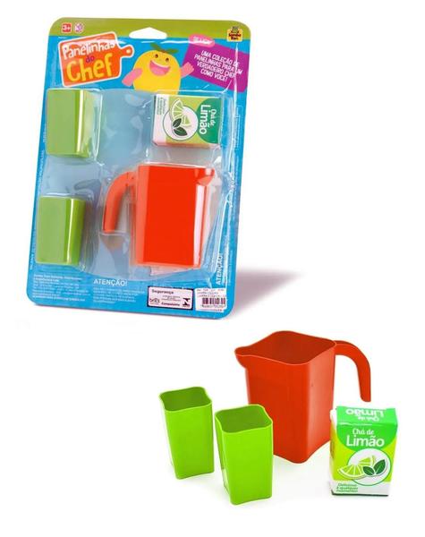 Imagem de Brinquedo De Cozinha Infantil Jarra E Copos - Samba Toys