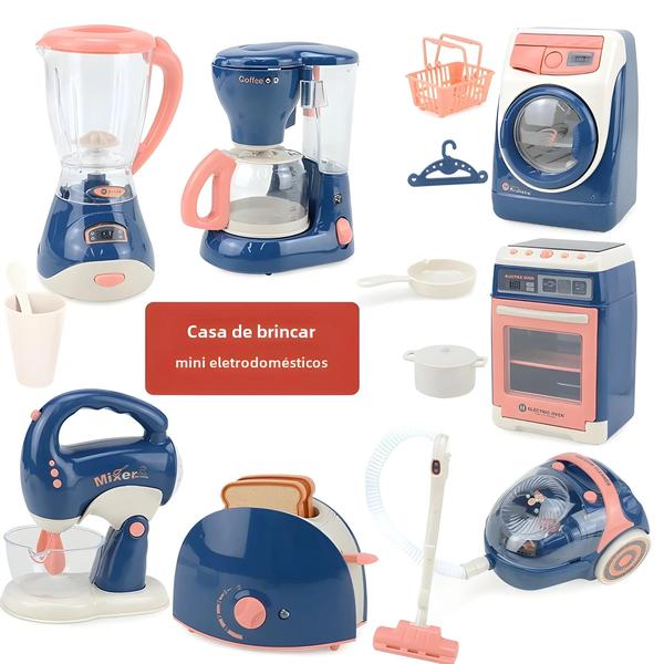 Imagem de Brinquedo de Cozinha Interativo Realista - Simulação de Eletrodomésticos