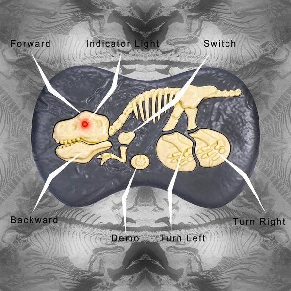 Imagem de Brinquedo de dinossauro com controle remoto MAMABOO para crianças de 3 a 8 anos