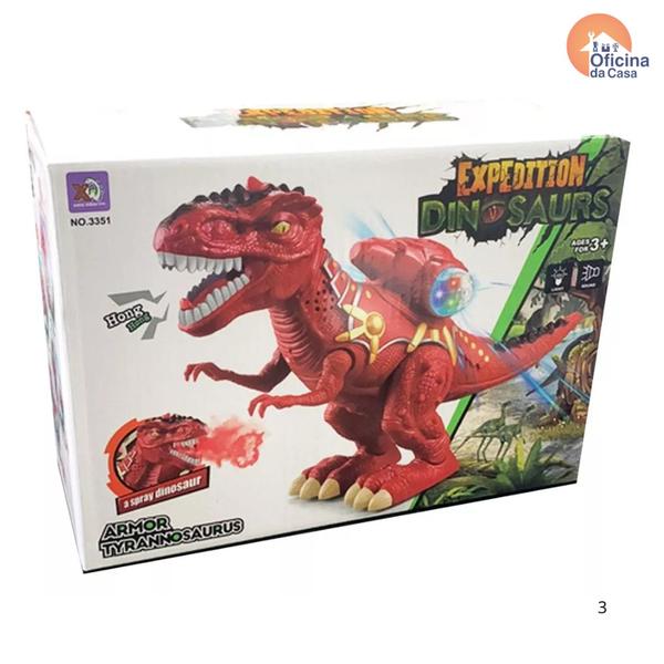 Imagem de Brinquedo De Dinossauro Com Luzes & Sons ID