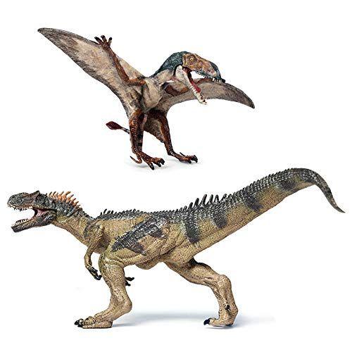 Imagem de Brinquedo de dinossauro EOIVSH Pterossauro e Alossauro para crianças de 3 anos ou mais