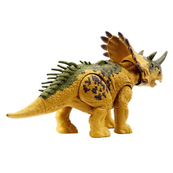 Imagem de Brinquedo de dinossauro Mattel Jurassic World Wild Roar Regaliceratops