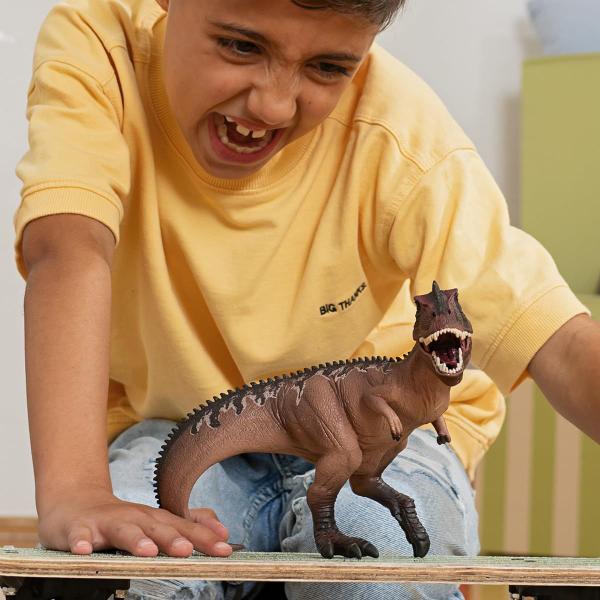 Imagem de Brinquedo de dinossauro Schleich Giganotosaurus com mandíbula móvel há mais de 4 anos