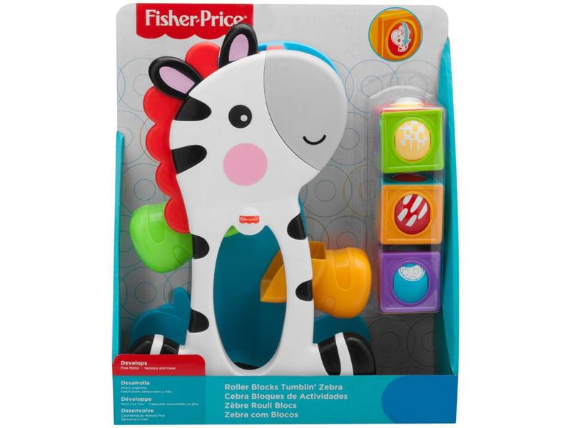 Imagem de Brinquedo de Encaixar Zebra Blocos Surpresa - Fisher-Price CGN63