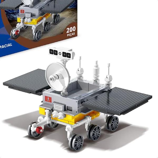 Imagem de Brinquedo De Encaixe Quadrante X Rover Lunar Espacial 200 Peças +De 6 Anos Educativo Xalingo - 28309