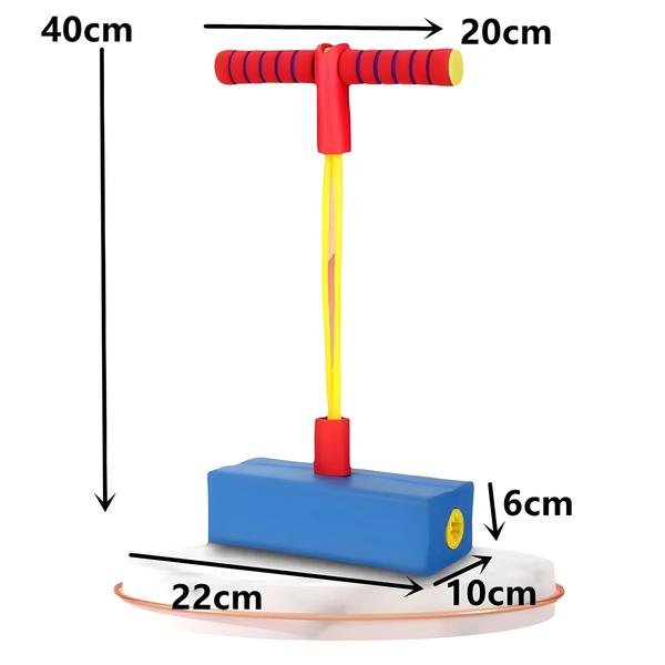 Imagem de Brinquedo de Equilíbrio Infantil Sapo Saltando - Equipamento Fitness para Atividades ao Ar Livre