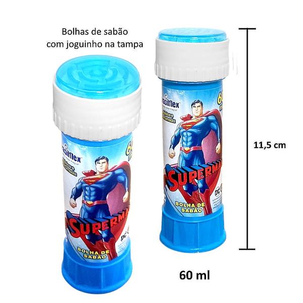 Imagem de Brinquedo de Fazer Bolas de Sabão da Superman Super Homem Original