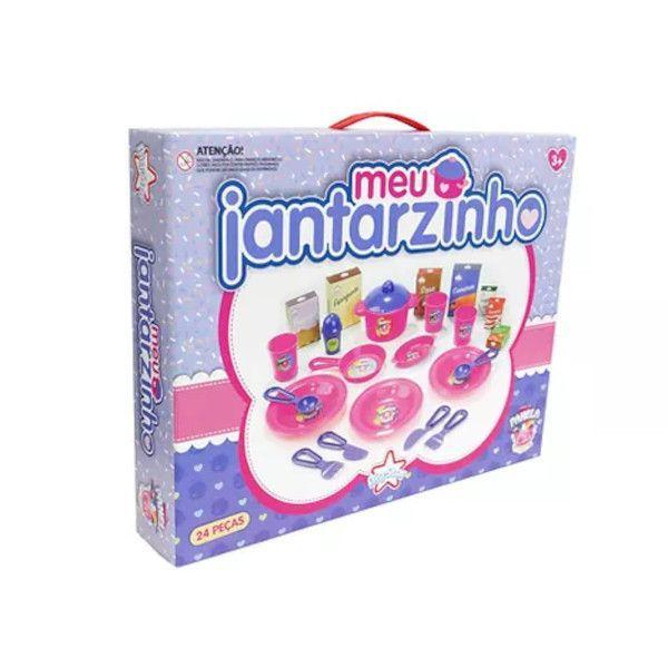 Imagem de Brinquedo De Menina 2 3 4 5 6 Anos Kit Meu Jantarzinho