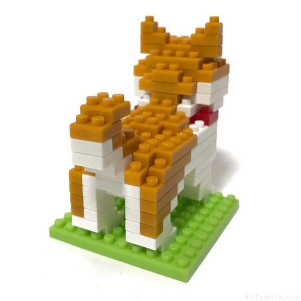 Imagem de Brinquedo De Mini-Bloco Para Montar De Plástico Shiba Inu - Daiso