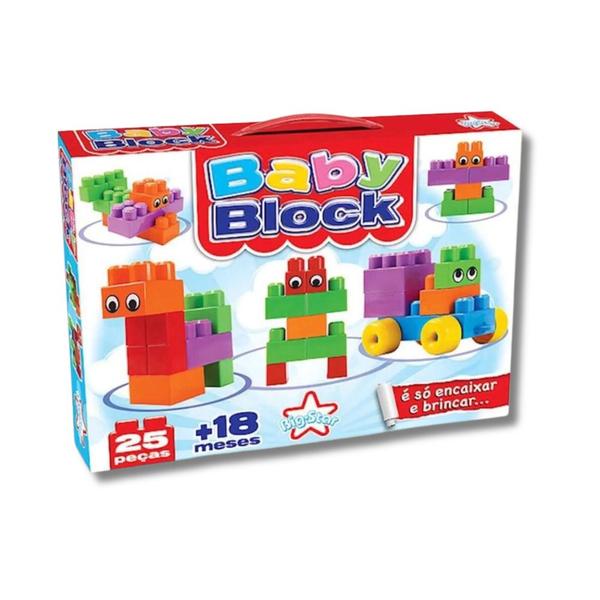 Imagem de Brinquedo de montar baby block - big star