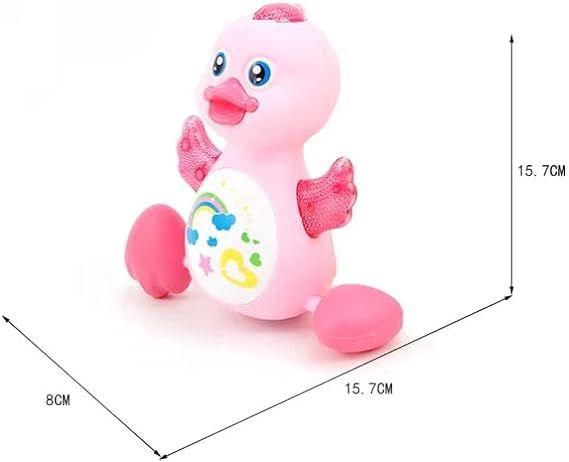 Imagem de Brinquedo de pato dançante animal engraçado balanço musical adorável ( rosa)
