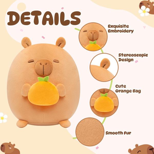 Imagem de Brinquedo de pelúcia Caaaat Capybara com 2 aromas de laranja fresca